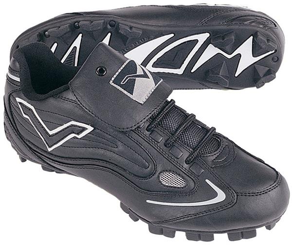 VKM Adult Size-13 \u0026 11.5) Black/White Baseball \u0026 Softball Low Rubber Traction Cleats